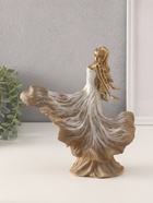 Фигурка полистоун «Перерождение. Девушка в летящем платье», бежевый, 22.5×8.5×25 см - Фото 4