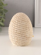 Фигурка полистоун «Курочка и петушок у плетёного яичка», 9×8.5×10 см - Фото 3