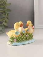Фигурка полистоун «Утята в пруду с цветами», 9×5.5×6.5 см - Фото 2