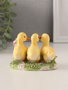 Фигурка полистоун «Утята в пруду с цветами», 9×5.5×6.5 см - Фото 4