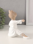Фигурка полистоун «Кот каратист», 14×7.5×15 см - Фото 4