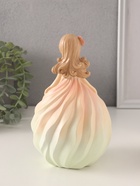 Фигурка полистоун «Девочка-зефирка с цветком в волосах», розово-жёлтый, 11.5×10.5×18.5 см - Фото 3