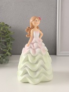 Фигурка полистоун «Девочка-зефирка», розово-зелёный, 11.5×10.5×18.5 см - Фото 2