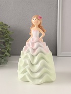 Фигурка полистоун «Девочка-зефирка», розово-зелёный, 11.5×10.5×18.5 см - Фото 4