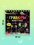 Гравюра детская «Творческая книга. Животные», 14 стр., штихель - Фото 2