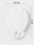 Мыльница Essence, керамика, белая - Фото 3