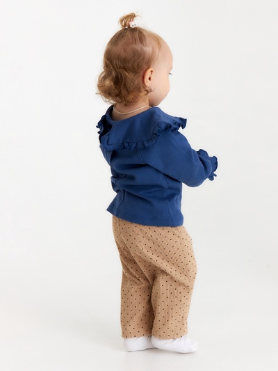 Кофточка для девочки «Крошка Я» BASIC LINE, рост 62-68 см, синяя