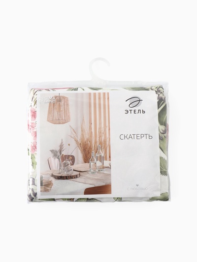 Скатерть «Этель» Organic home 146×180 см, репс 210 г/м², 100% хлопок