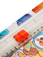 Резак для бумаги роликовый А4, до 3 листов, безопасное лезвие, длина реза 300 мм, белый - Фото 4