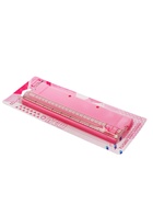 Резак для бумаги роликовый А5, до 3 листов, безопасное, розовый - Фото 2