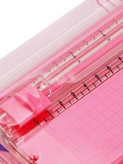 Резак для бумаги роликовый А5, до 3 листов, безопасное, розовый - Фото 3