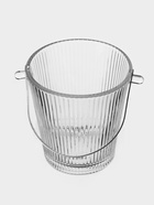 Ведро для льда «Риф», 900 мл, 15.5×14×13.5 см, с щипцами, стекло, прозрачное - Фото 3