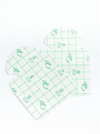 Пластырь для ног, набор - 2 шт., на клеевой основе, прозрачный