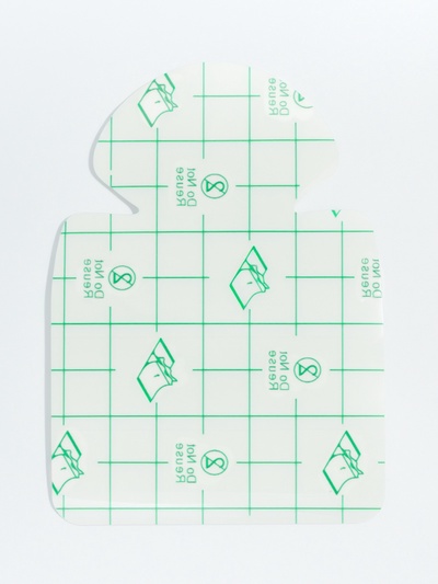 Пластырь для ног, набор - 2 шт., на клеевой основе, прозрачный