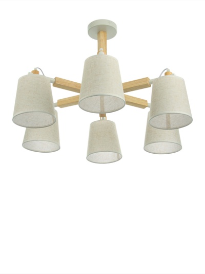 УЦЕНКА Люстра 1051/6WT E27 60 Вт белый 76×76×45 см BayerLux