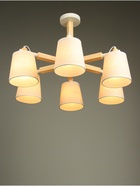 УЦЕНКА Люстра 1051/6WT E27 60 Вт белый 76×76×45 см BayerLux - Фото 2