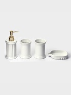 Набор для ванной SAVANNA «Ретро», 4 предмета, дозатор для мыла, 2 стакана, мыльница - Фото 2