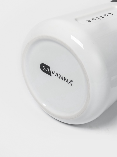 Набор для ванной SAVANNA «Мини», 3 предмета, пенный дозатор для жидкого мыла, стакан, мыльница