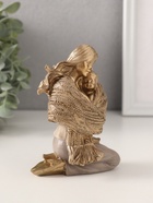 Фигурка полистоун «Мама с малышом, укутанные в шарф», 8.5×6.5×12 см - Фото 2