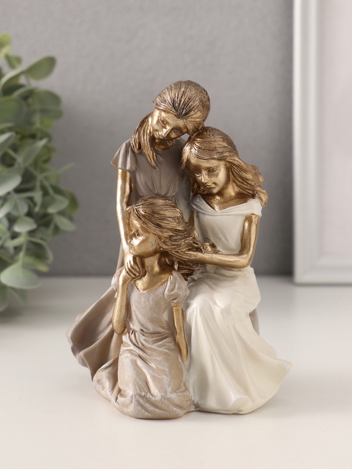 Фигурка полистоун «Три сестры», 10×7.5×13.5 см - Фото 1