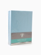 Простыня на резинке 2-спальная KUPU-KUPU, 180×200+20 см, голубая, трикотаж - Фото 8