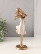 Фигурка полистоун «Девушка с охапкой подсолнухов», 9.5×7×23.5 см - Фото 2