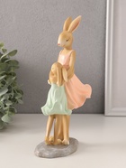 Фигурка полистоун «Зайки. Мама с дочкой», 11.5×7×21.5 см - Фото 4