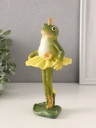 Фигурка полистоун «Лягушка-царевна в жёлтой пачке балерины», 10.5×9×19 см - Фото 4