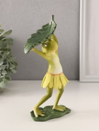 Фигурка полистоун «Лягушонок в набедренной повязке из листьев», 11×5×20 см - Фото 2