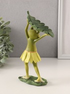 Фигурка полистоун «Лягушонок в набедренной повязке из листьев», 11×5×20 см - Фото 3