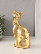 Фигурка полистоун «Золотая кошка», 11.5×7.5×20.5 см - Фото 2