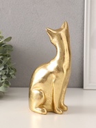 Фигурка полистоун «Золотая кошка», 11.5×7.5×20.5 см - Фото 4