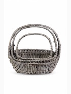 УЦЕНКА Набор корзин, 3шт, лоза, S:23х20хH9хHH23,M: 28х25хH11хHH28, L:33х30хH13хHH33 см - Фото 2