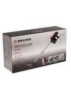 Пылесос BRAYER 4268BR, вертикальный, 600 Вт, 0.8 л, 70 дБ, 8 м, 2.8 кг, 2 насадки 10864129 - фото 15898087