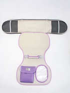 Сумка-переноска с органайзером и окном, 45 х 24 х 34 см, бело-сиреневая - фото 809238447