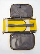Сумка-переноска с органайзером и окном, 45×26×29 см, серо-жёлтая - Фото 9