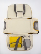 Сумка-переноска с органайзером и окном, 45×26×29 см, серо-жёлтая - Фото 10