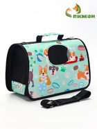 Сумка - переноска для животных «Верный друг», размер S, 37.5×17×22 см, каркасная - Фото 4