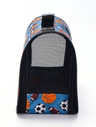 Сумка - переноска для животных «Спорт», размер S, 37.5×17×22 см, голубая - Фото 5