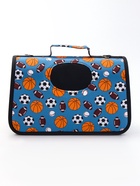 Сумка - переноска для животных «Спорт», размер S, 37.5×17×22 см, голубая - Фото 6