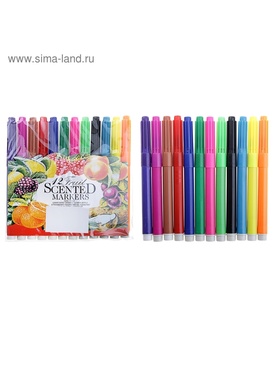 {{photo.Alt || photo.Description || 'УЦЕНКА Фломастеры, 12 цветов, толстые, вентилируемый колпачок, МИКС'}}