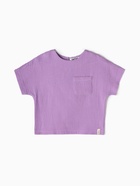 Топ из муслина для девочки KAFTAN, рост 116 см, лиловый 9939382 - фото 14550977
