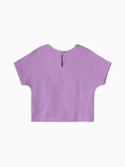 Топ из муслина для девочки KAFTAN, рост 116 см, лиловый 9939382 - фото 14550980