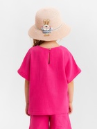 Топ из муслина для девочки KAFTAN, рост 98 см, розовый - Фото 5