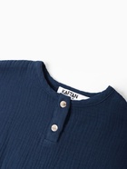 Рубашка из муслина для мальчика KAFTAN, рост 104 см, синяя - фото 34613658