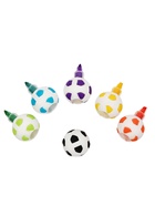 Набор маркеров-текстовыделителей «Футбольные мячи», 6 цветов, скошенный наконечник, узел 4 мм - Фото 5