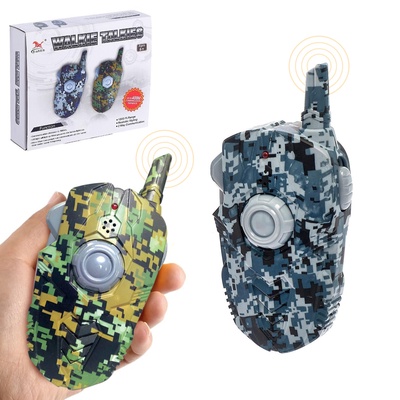 УЦЕНКА Набор раций «Отряд Альфа», 2 шт., без шума, дистанция до 400 метров, работает от батареек