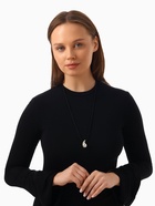 Чокер/кулон на шнурке «Капля» на шнурке, цвет серебро - Фото 4