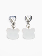 Серьги-клипсы детские «Выбражулька» панда с сердцем кристалл, цветные - Фото 2