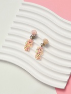 Серьги-клипсы детские «Выбражулька» морской конек с ракушкой перламутр, розово-белые - Фото 2